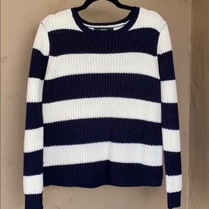 Navy forever 21 Stripped sweater